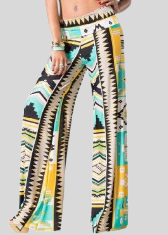 Aztec Wide Leg Pant